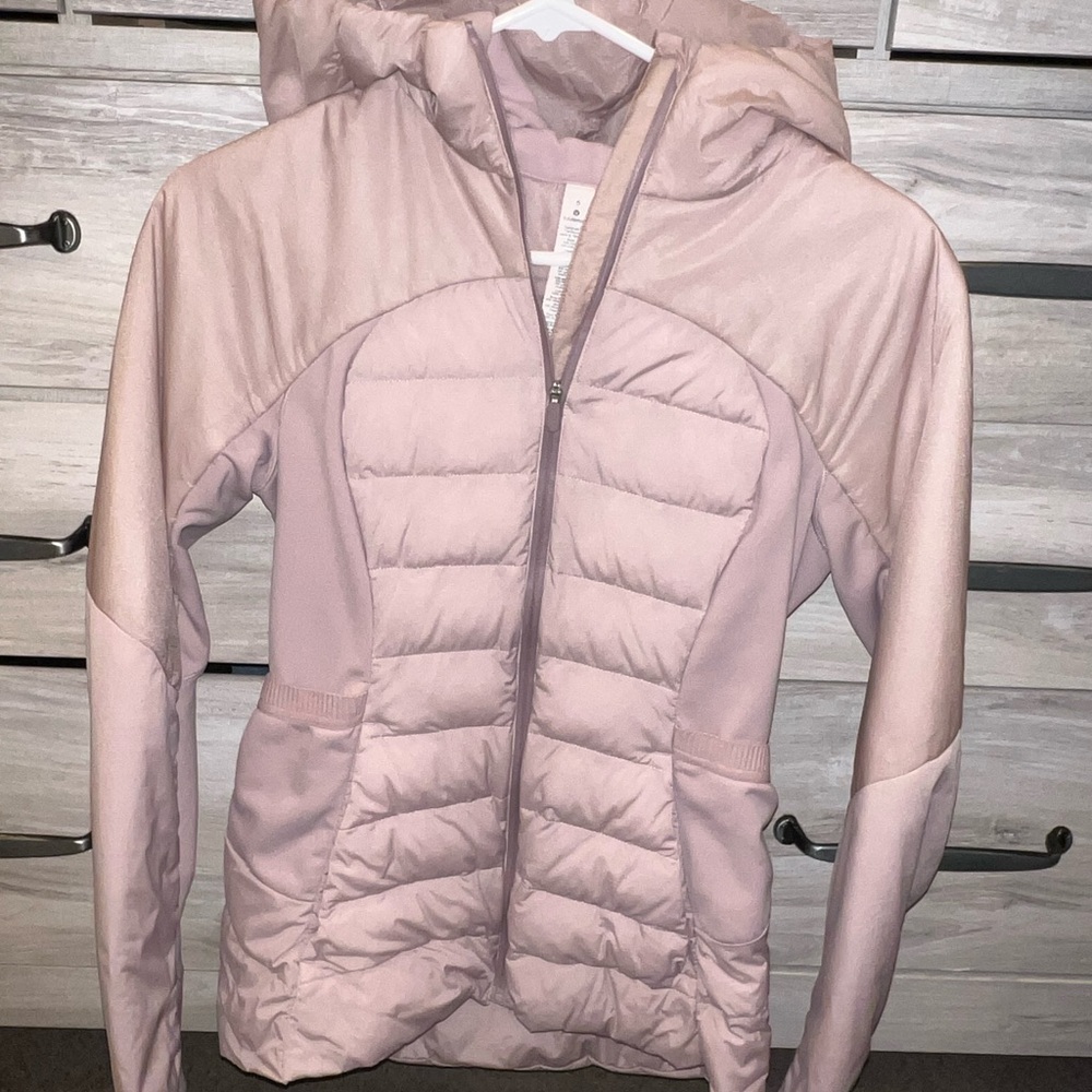 lululemon athletica Light Pink Puffer Jacket